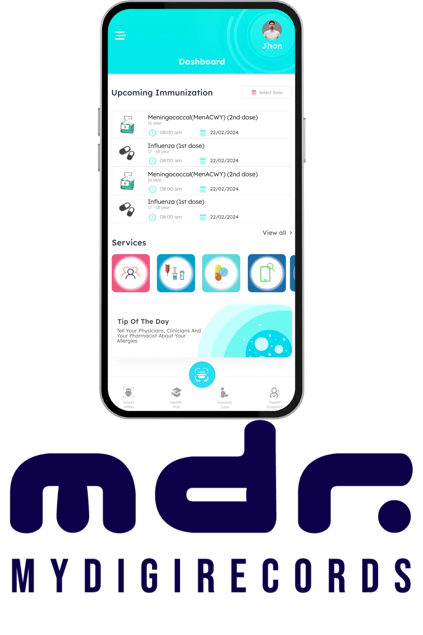 MDR App with Logo