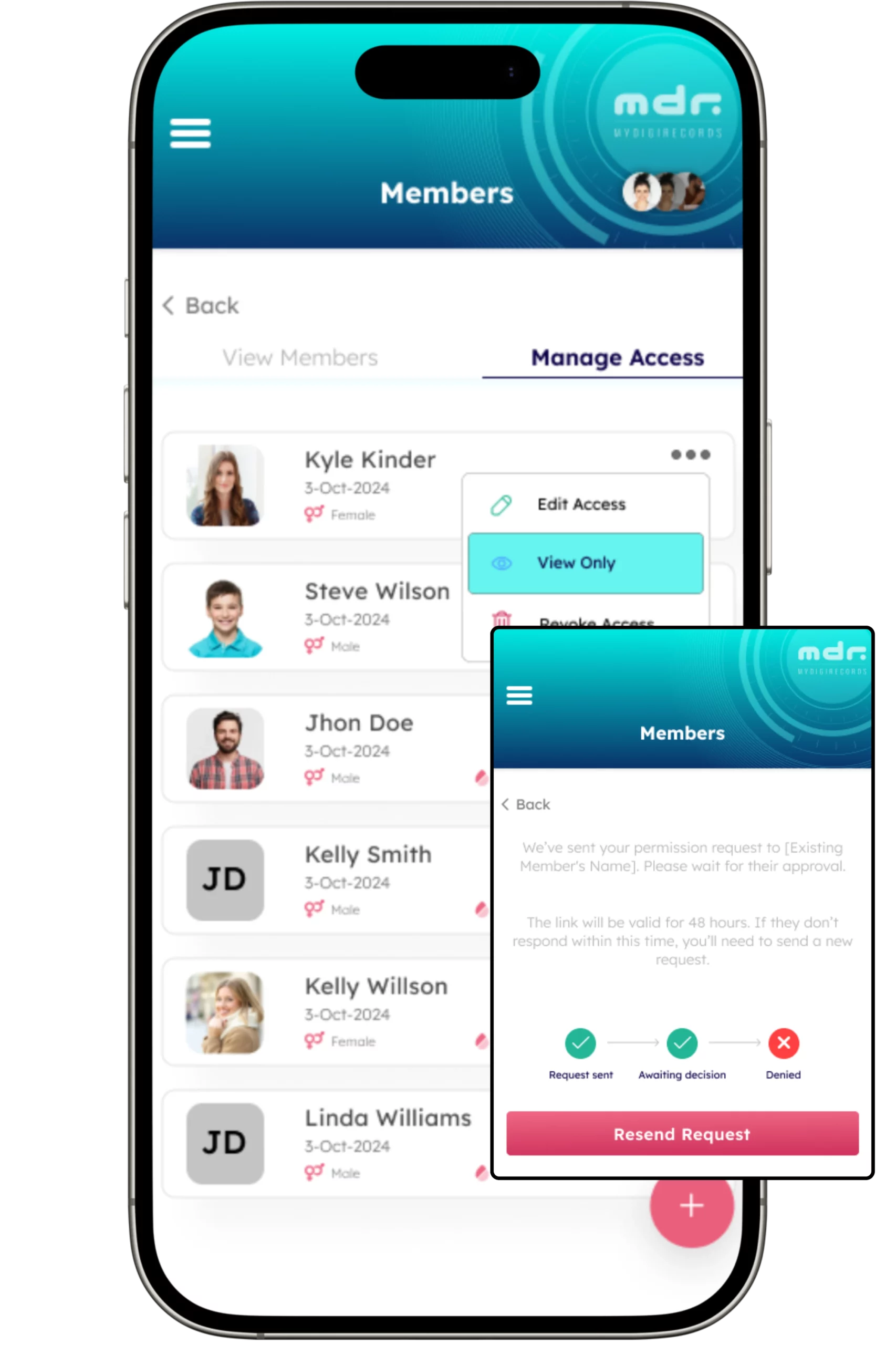 Members Screen